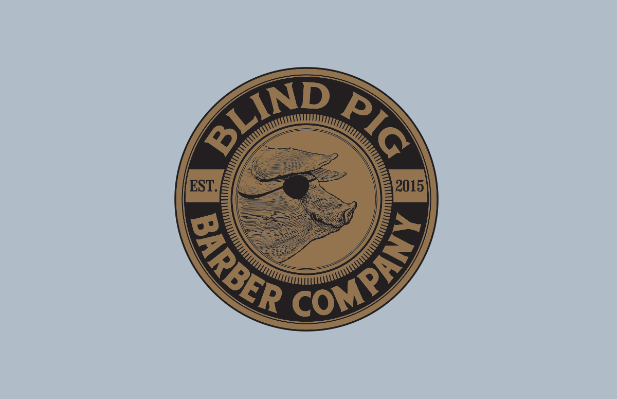 Blind Pig Barber Company logo