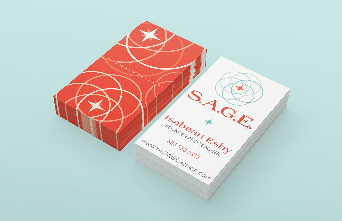 SAGE business cards