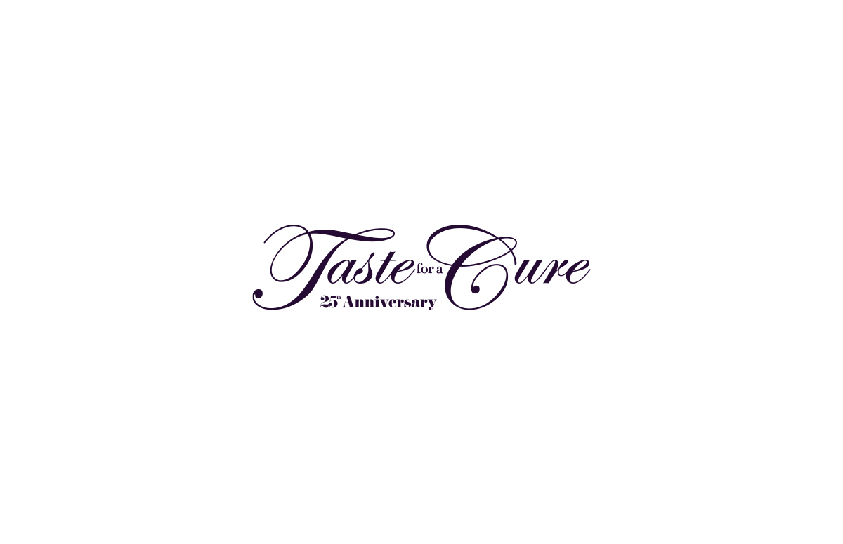 Taste for a Cure 25th Anniversary logo